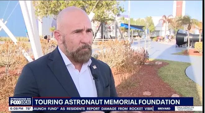 Lt. Gov. Jay Collins visited the Kennedy Space Center