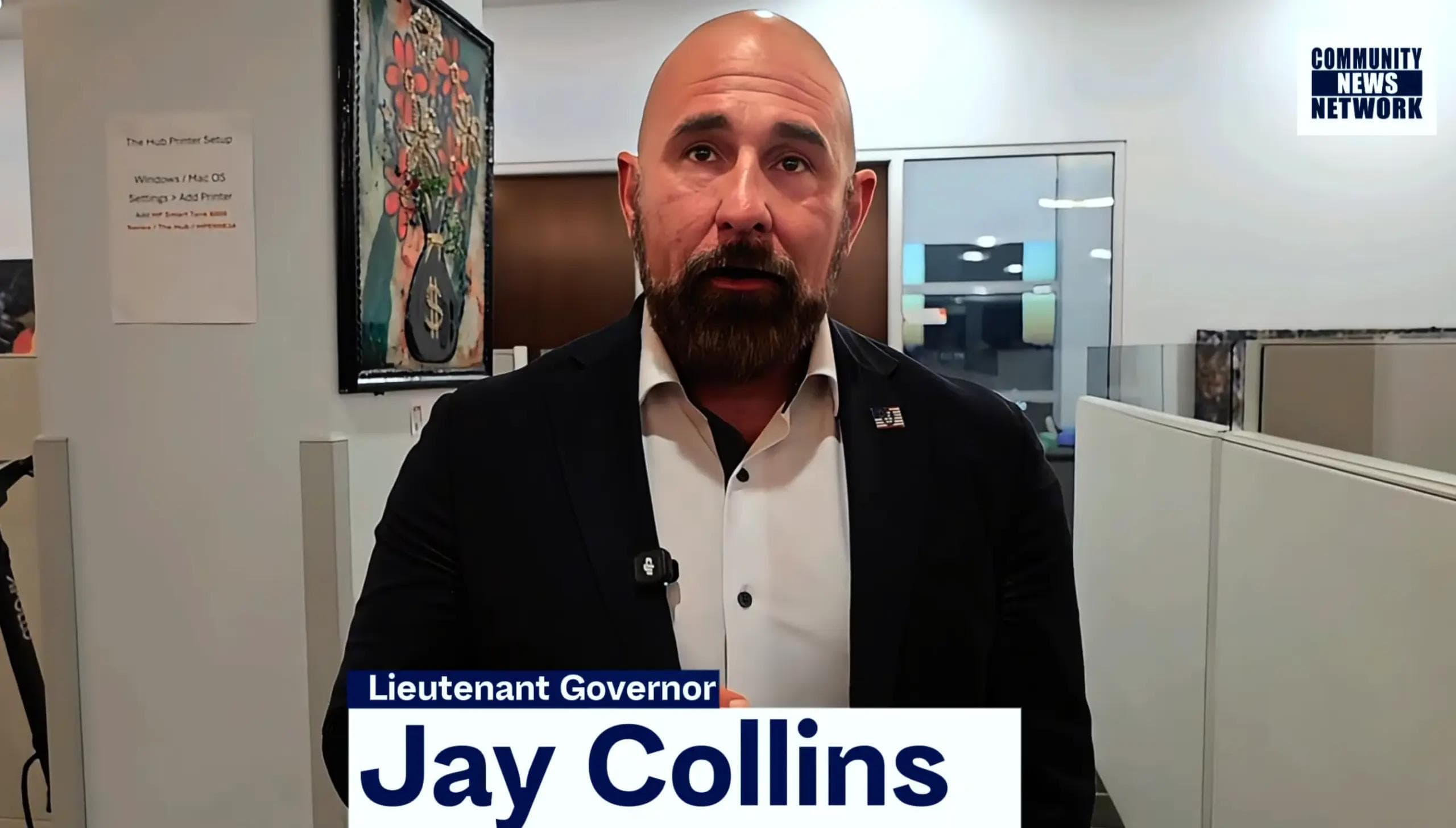 Grant Miller Here at Jay Collins for Governor Campaign Rally