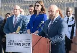 Lt. Gov. Jay Collins in Milton to announce pay raises for correctional officers
