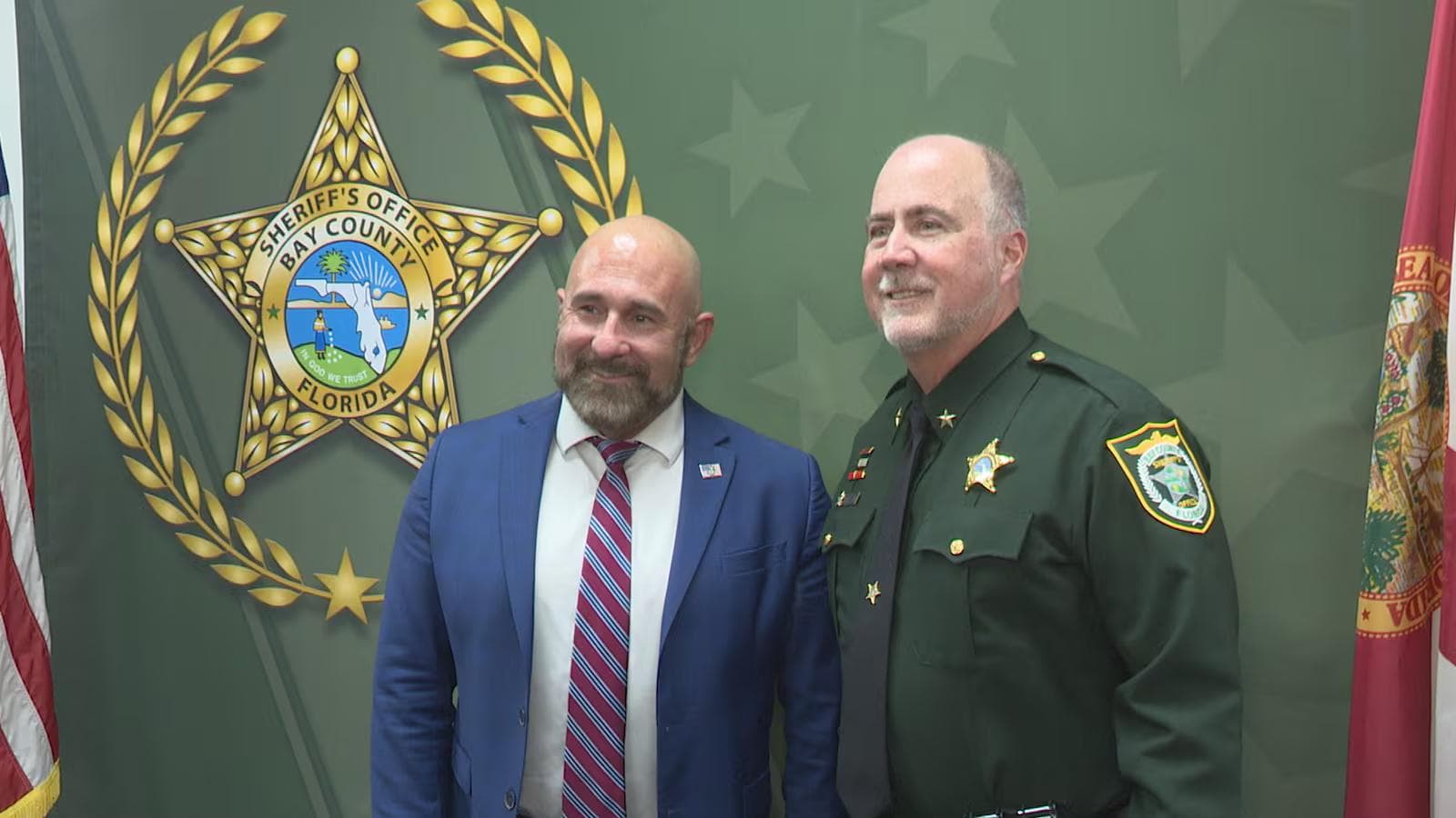 Lieutenant Governor Jay Collins tours Bay County Sheriff’s Office