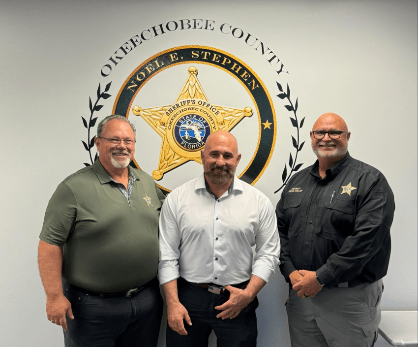 Okeechobee County Sheriff’s Office hosts Lt. Governor Jay Collins for Public Safety Discussions