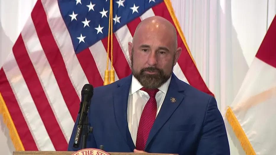 Governor DeSantis appoints Jay Collins as Florida's new lieutenant governor at Tampa news conference